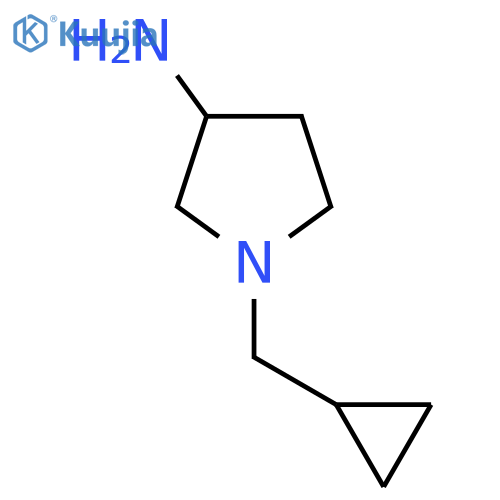 1-(Cyclopropylmethyl)pyrrolidin-3-amine structure