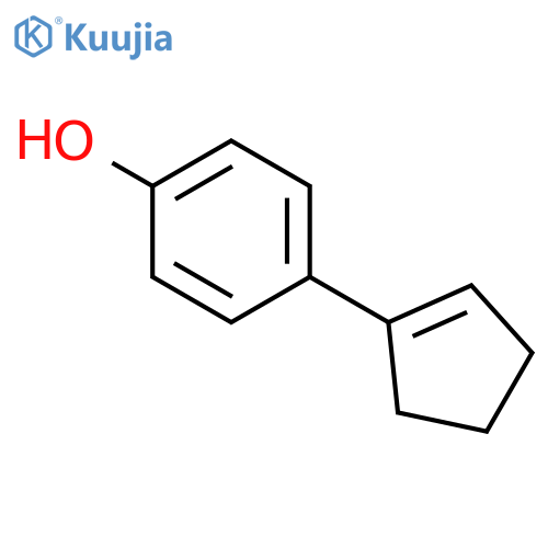 PHENOL, 4-(1-CYCLOPENTEN-1-YL)- structure