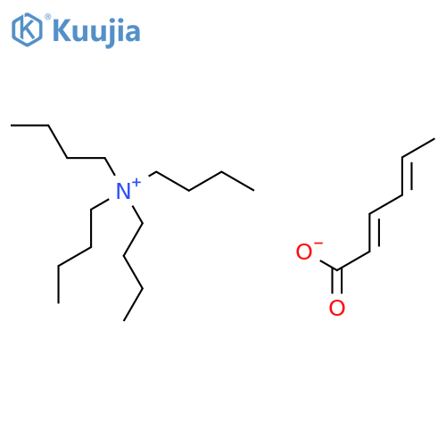 (2E,4E)-hexa-2,4-dienoate; tetrabutylammonium structure
