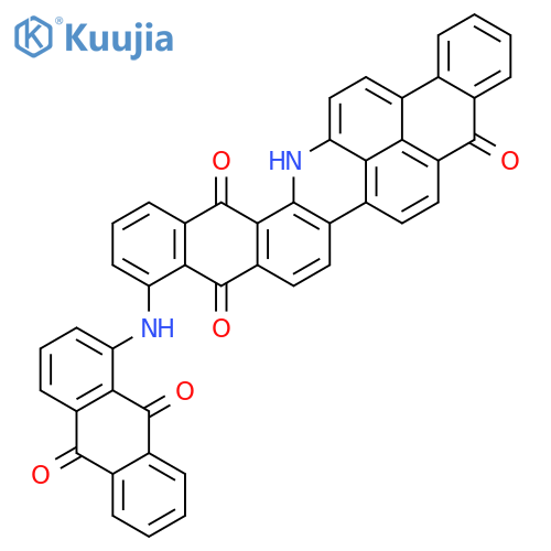 Anthra[2,1,9-mna]naphth[2,3-h]acridine-5,10,15(16H)-trione,11-[(9,10-dihydro-9,10-dioxo-1-anthracenyl)amino]- structure