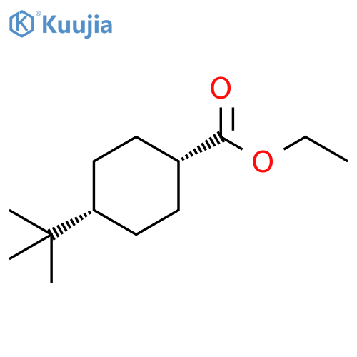 Cyclohexanecarboxylic acid, 4-(1,1-dimethylethyl)-, ethyl ester, cis- structure
