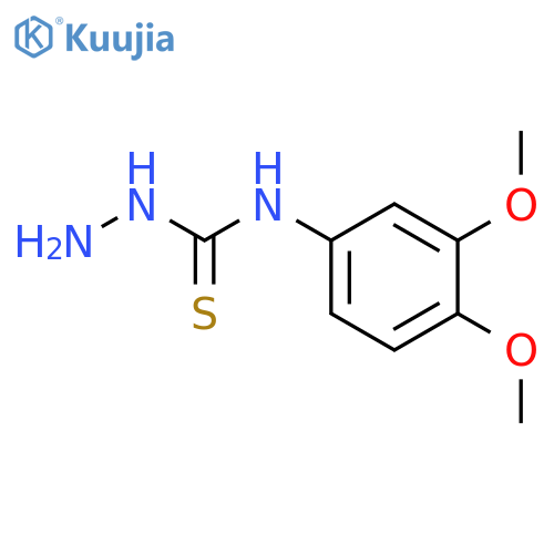 3-Amino-1-(3,4-dimethoxyphenyl)thiourea structure