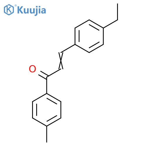 3-(4-Ethylphenyl)-1-(4-methylphenyl)prop-2-en-1-one structure