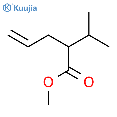 methyl 2-(propan-2-yl)pent-4-enoate structure