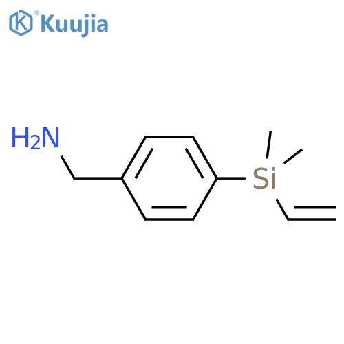 Benzenemethanamine,4-(ethenyldimethylsilyl)- structure