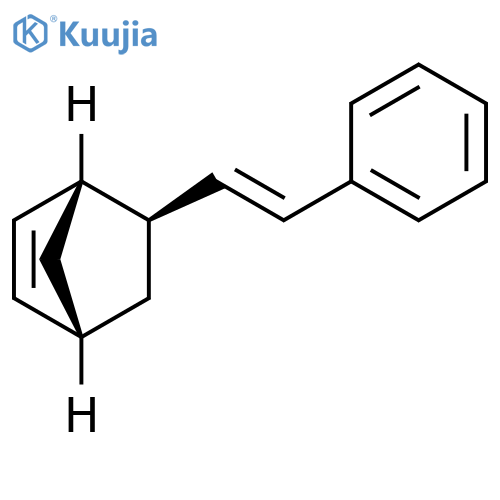 Bicyclo[2.2.1]hept-2-ene,5-[(1E)-2-phenylethenyl]-, (1R,4R,5R)-rel- structure