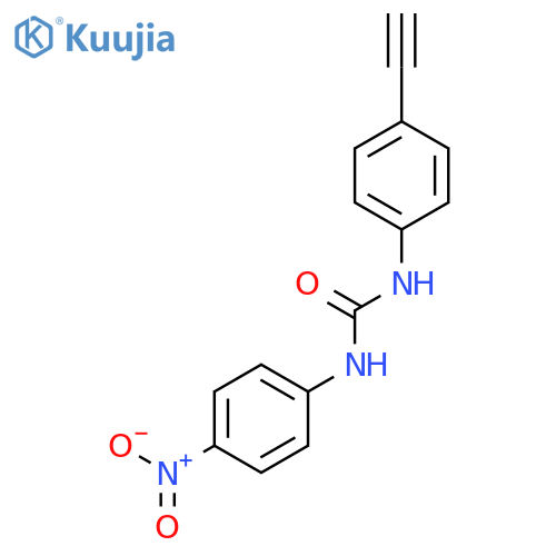 UREA, N-(4-ETHYNYLPHENYL)-N'-(4-NITROPHENYL)- structure