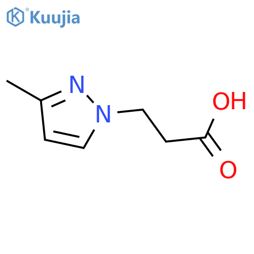 3-(3-Methyl-1H-pyrazol-1-yl)propanoic Acid structure