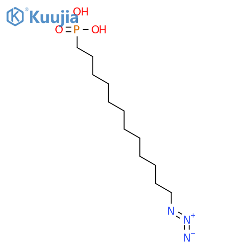 (12-azidododecyl)phosphonic acid structure