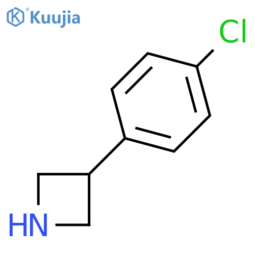 3-(4-Chlorophenyl)azetidine structure