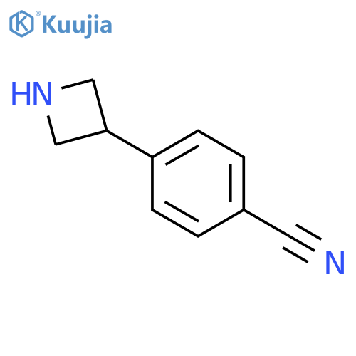4-(azetidin-3-yl)benzonitrile structure