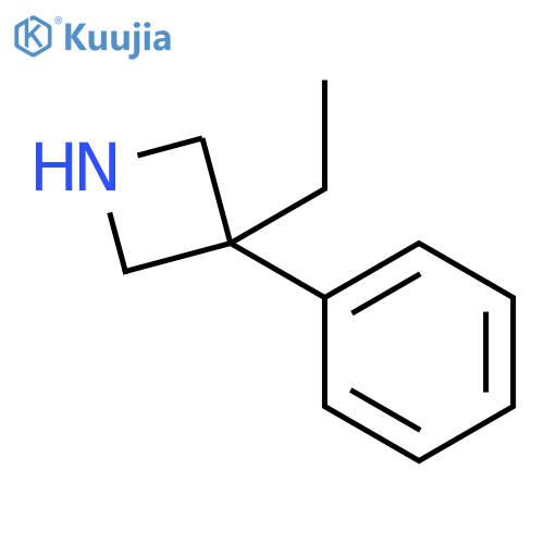 3-ethyl-3-phenyl-azetidine structure