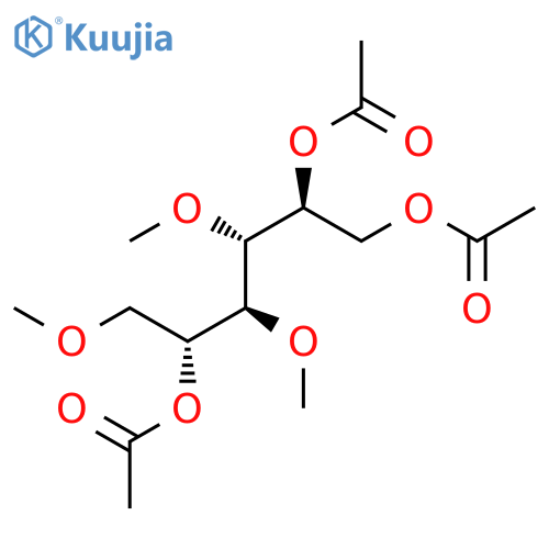 D-GALACTITOL, 3,4,6-TRI-O-METHYL-, TRIACETATE structure