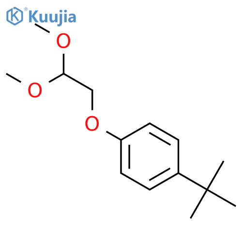 1-tert-butyl-4-(2,2-dimethoxyethoxy)benzene structure