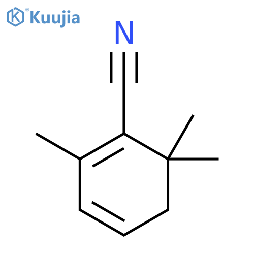 2,6,6-Trimethylcyclohexa-1,3-dien-1-ylcarbonitrile structure