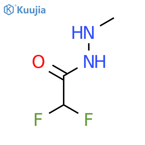 Acetic acid, difluoro-, 2-methylhydrazide structure