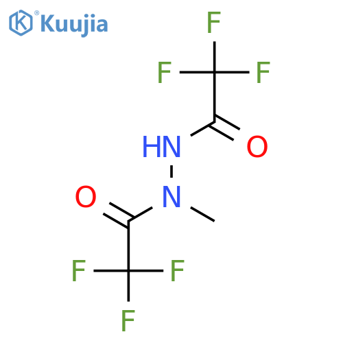 ACETIC ACID, TRIFLUORO-, 1-METHYL-2-(TRIFLUOROACETYL)HYDRAZIDE structure