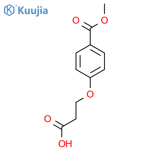 4-(2-Carboxyethoxy)-benzoic Acid 1-Methyl Ester structure