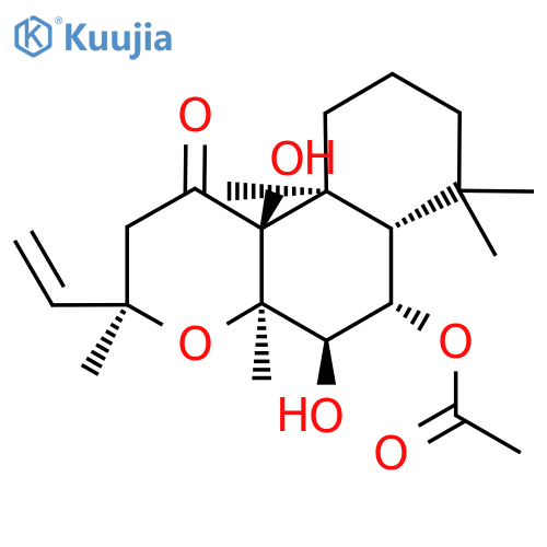 [(3R,4Ar,5R,6S,6aS,10aS,10bS)-3-ethenyl-5,10b-dihydroxy-3,4a,7,7,10a-pentamethyl-1-oxo-5,6,6a,8,9,10-hexahydro-2H-benzo[f]chromen-6-yl] acetate structure