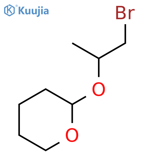 2H-Pyran, 2-(2-bromo-1-methylethoxy)tetrahydro- structure