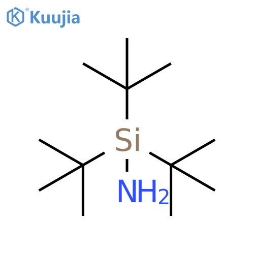Silanamine, 1,1,1-tris(1,1-dimethylethyl)- structure