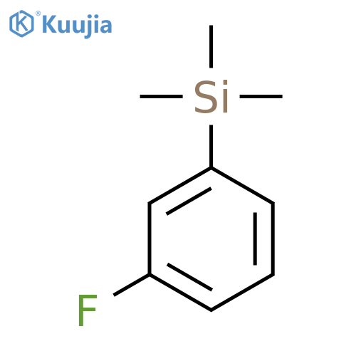 Silane, (3-fluorophenyl)trimethyl- structure