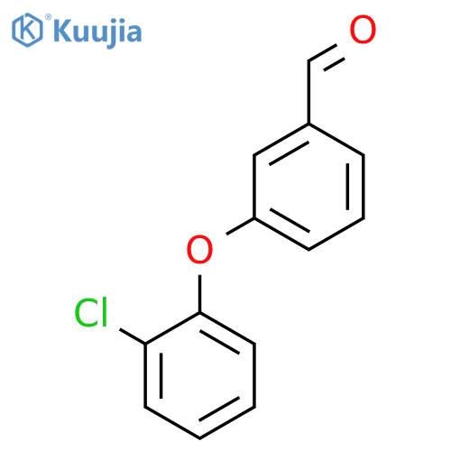 3-(2-chlorophenoxy)benzaldehyde structure