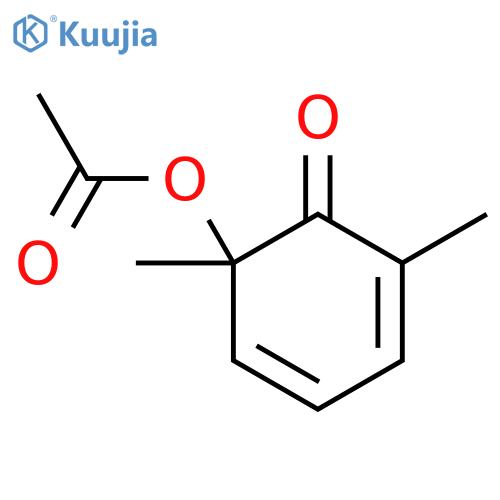 2,4-Cyclohexadien-1-one, 6-(acetyloxy)-2,6-dimethyl- structure