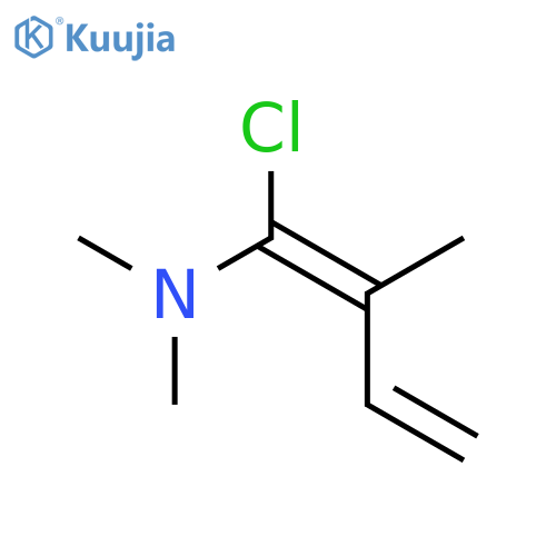 1,3-Butadien-1-amine, 1-chloro-N,N,2-trimethyl-, (E)- structure