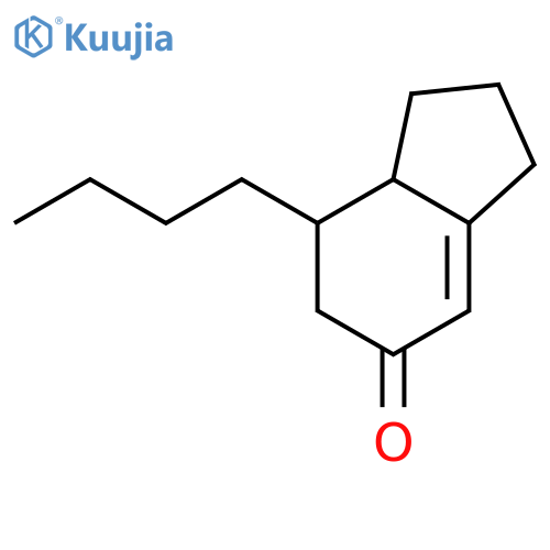 5H-Inden-5-one,7-butyl-1,2,3,6,7,7a-hexahydro- structure