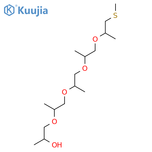 (4R,7S,10S,13S,16S)-4,7,10,13-tetramethyl-5,8,11,14-tetraoxa-2-thiaheptadecan-16-ol structure