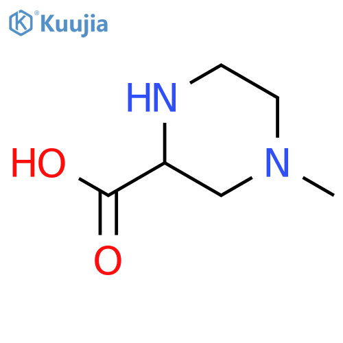 4-Methylpiperazine-2-carboxylic acid structure