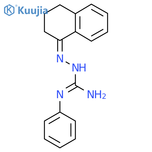 1-[(Z)-3,4-Dihydro-2H-naphthalen-1-ylideneamino]-2-phenylguanidine structure