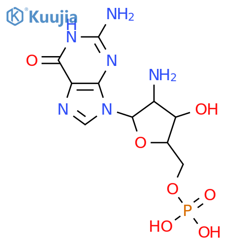 5'-Guanylic acid, 2'-amino-2'-deoxy- structure