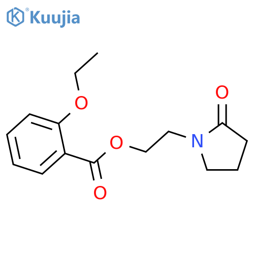 2-(2-Oxopyrrolidin-1-yl)ethyl 2-ethoxybenzoate structure