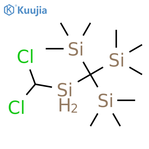 Silane, [(dichloromethylsilyl)methylidyne]tris[trimethyl- structure