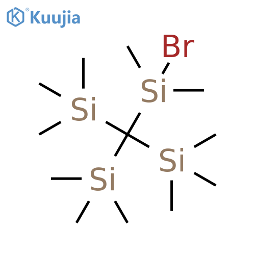 Silane, [(bromodimethylsilyl)methylidyne]tris[trimethyl- structure