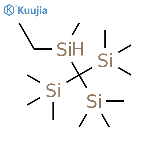 Silane, [(ethylmethylsilyl)methylidyne]tris[trimethyl- structure