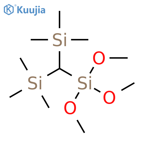 SILANE, [(TRIMETHOXYSILYL)METHYLENE]BIS[TRIMETHYL- structure