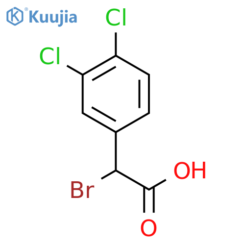 2-Bromo-2-(3,4-dichlorophenyl)acetic acid structure
