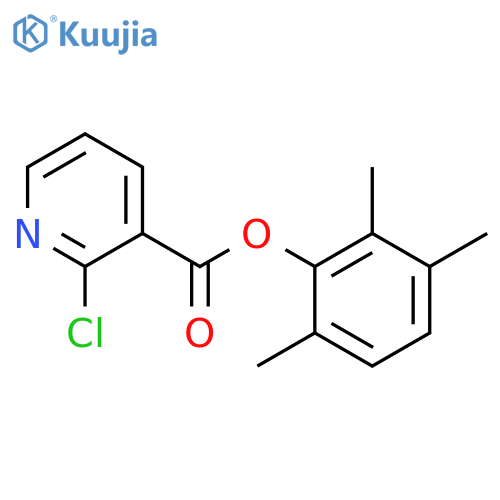 2,3,6-trimethylphenyl 2-chloropyridine-3-carboxylate structure