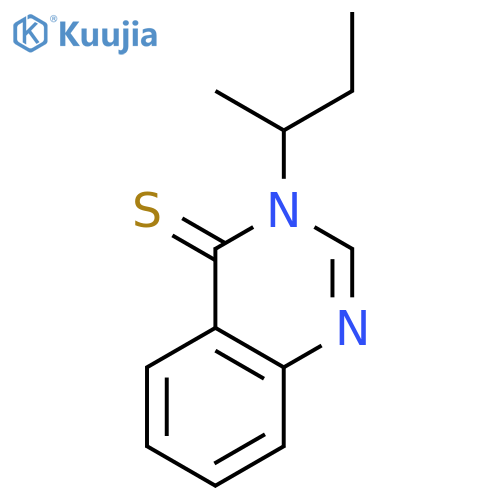 4(3H)-Quinazolinethione, 3-(1-methylpropyl)- structure