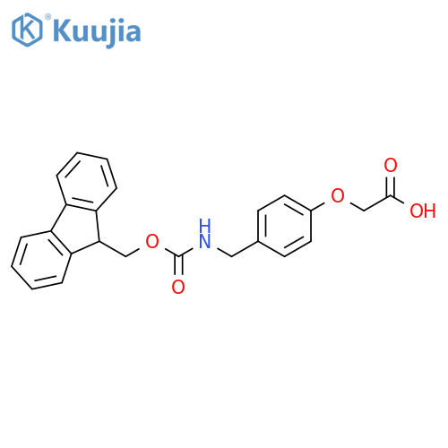 2-[4-[(Fmoc-amino)methyl]phenoxy]acetic acid structure
