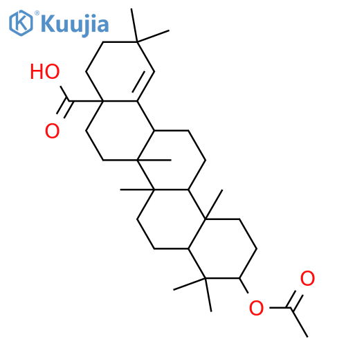 3-Hydroxy-18-oleanen-28-oic acid; 3α-form, 3-Ac structure