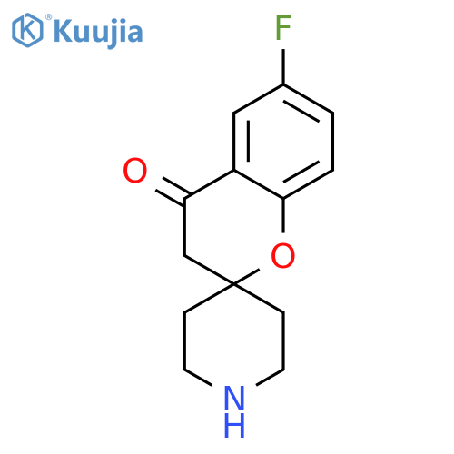 6-fluorospiro[chromene-2,4'-piperidin]-4(3h)-one structure