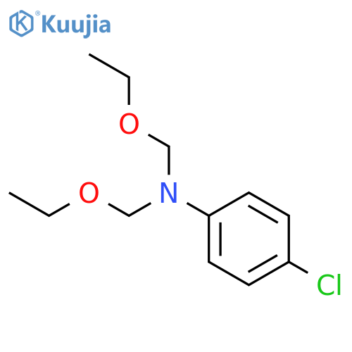4-chloro-N,N-bis(ethoxymethyl)aniline structure