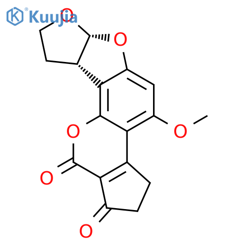 Aflatoxin B2 structure
