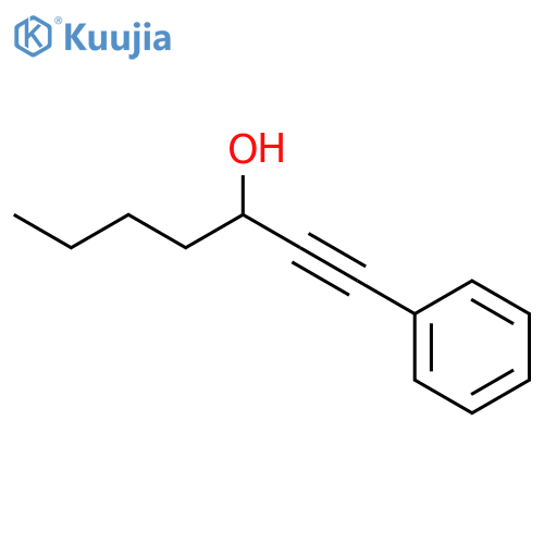 1-Heptyn-3-ol, 1-phenyl- structure
