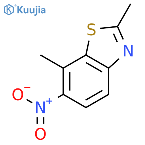 2,7-Dimethyl-6-nitrobenzo[d]thiazole structure