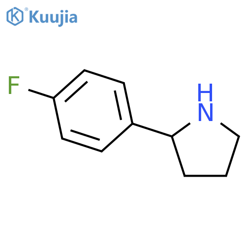 2-(4-Fluorophenyl)pyrrolidine structure